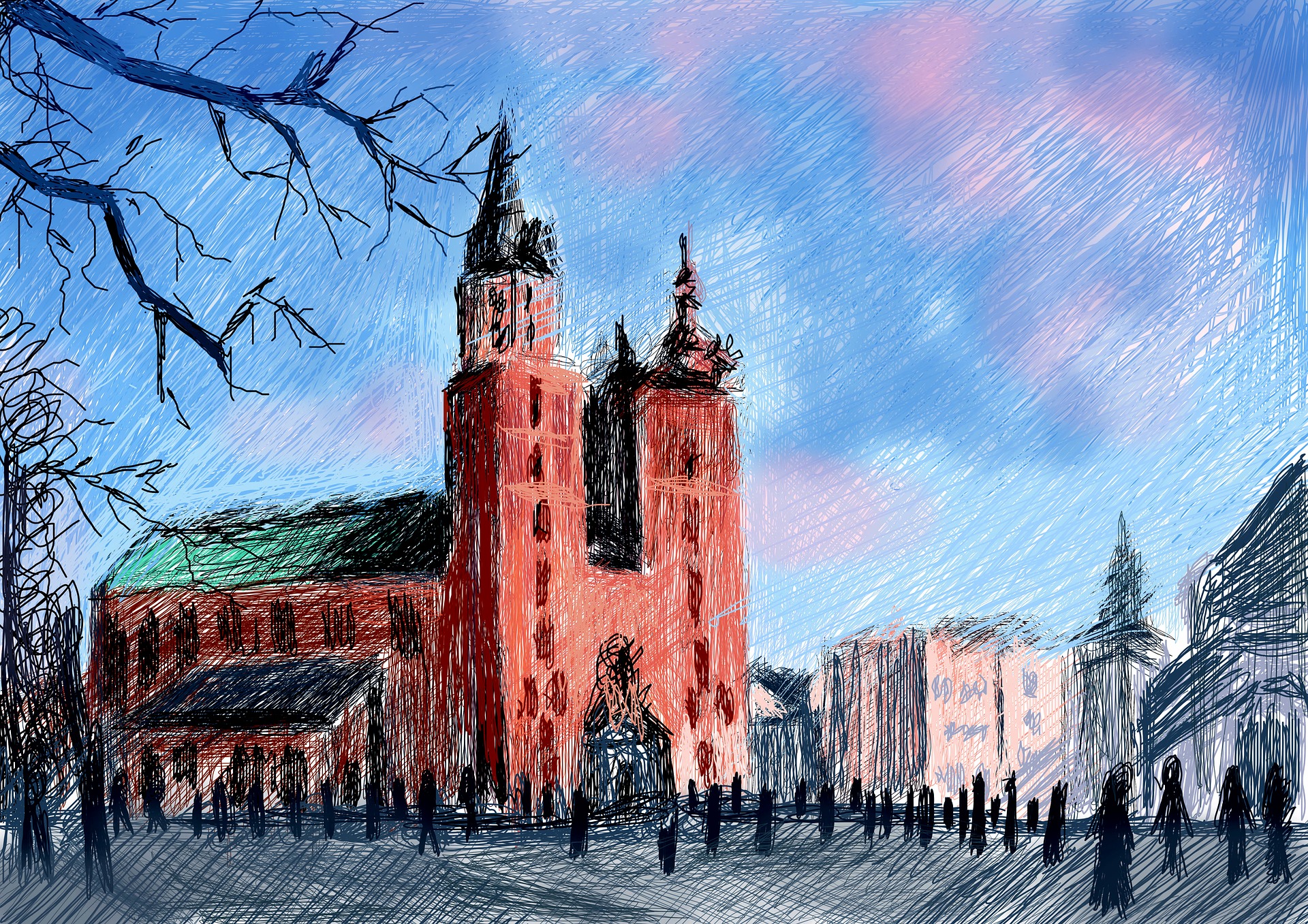 Warsaw Market, by Kitztym on Pixabay